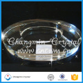 China professional manufacture fancy crystal glass cigar ashtray